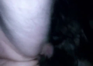 Banging my lovely doggy in a hot low angle